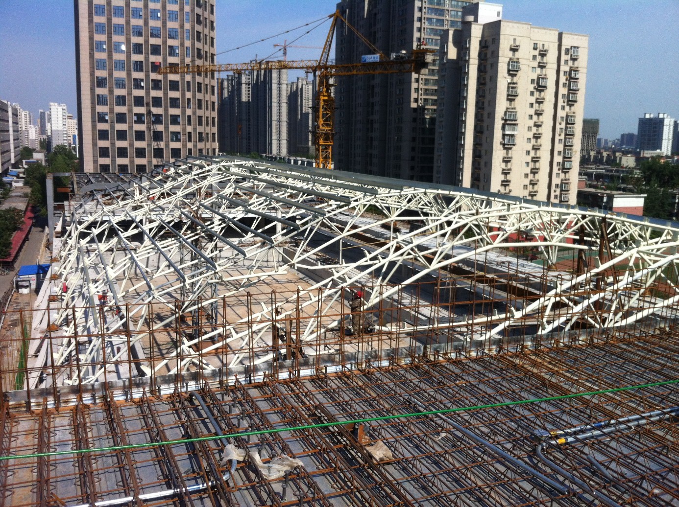 Large Span Space Structure truss structure Shijiazhuang Sports Facility Project