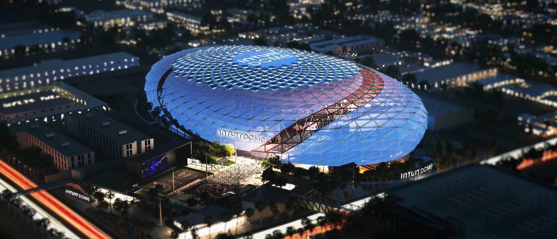 How to Build the Iconic Diamond Roof of the Intuit Dome in Los Angeles | A Landmark NBA Arena