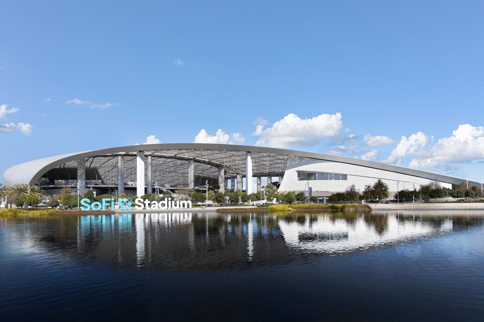 Stadium Steel Structure roof  fabrication for SoFi Stadium