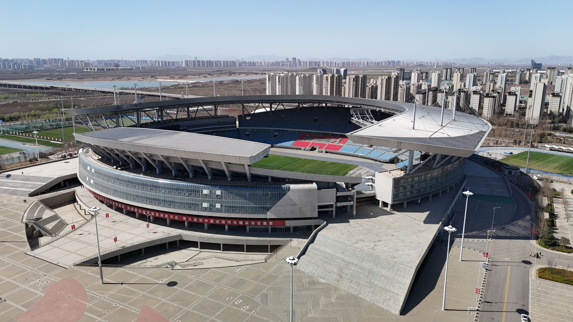 Hebei Olympic Center Stadium build by Jinhuan Steel Structure