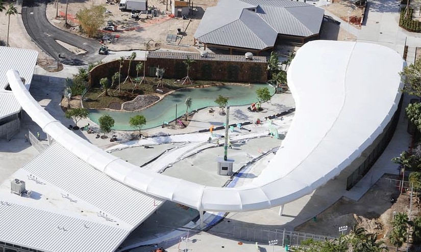 Zoo Miami Cloud Canopy featuring Span Membrane Structure